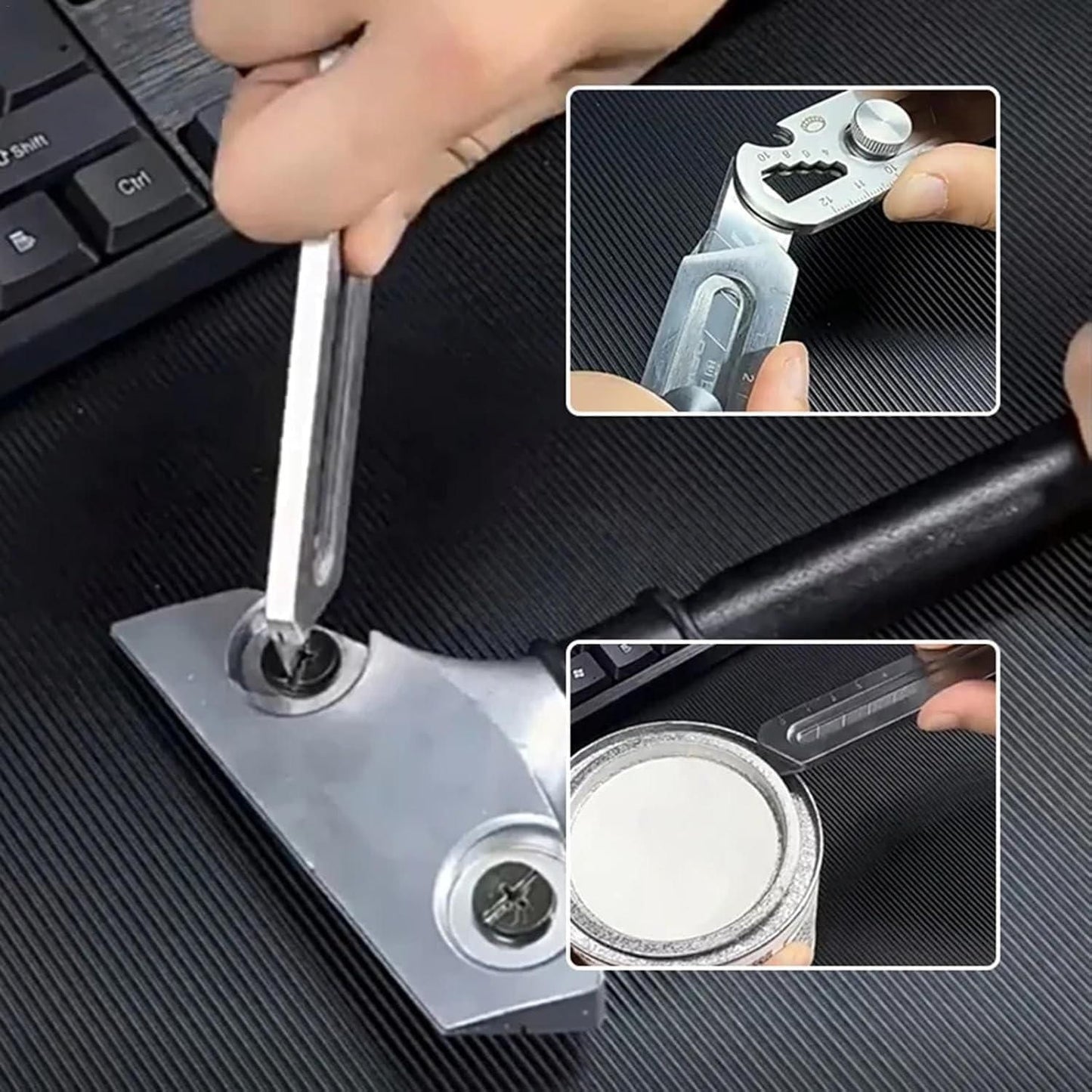 6 in 1 Stainless Steel Utility Knife