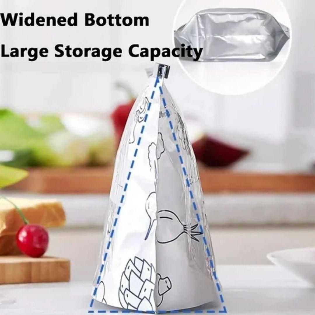 Reusable Aluminum Foil Sealable Storage Bags (Pack of 20)